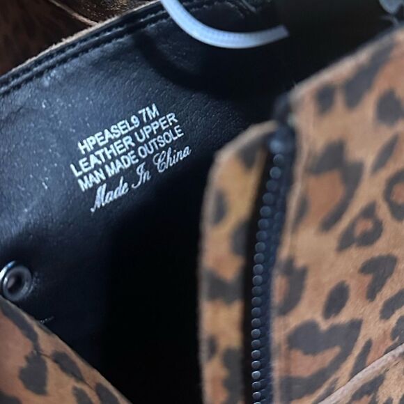 Donald Pliner | Ease Leopard Combat boot - Picture 5 of 6